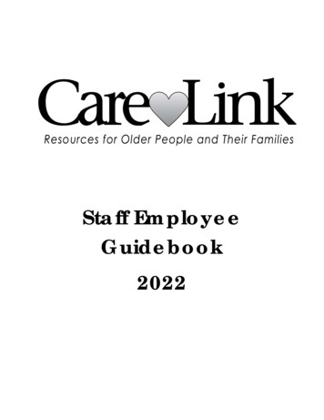 Staff Employee Guidebook 2022 - CareLink