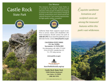 Our Mission Castle Rock E - California State Parks