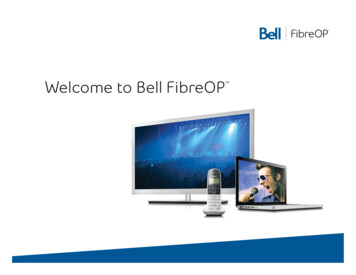 Welcome To Bell FibreOP