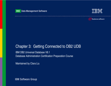 Chapter 3: Getting Connected To DB2 UDB - Uni-halle.de
