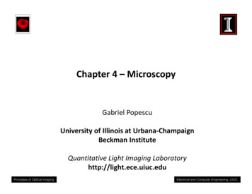 Chapter 4 -Microscopy - Quantitative Light Imaging Laboratory