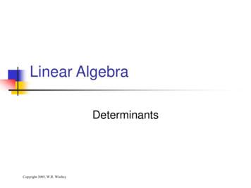 Linear Algebra - Determinants