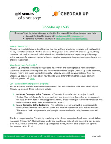Cheddar Up FAQs - Girl Scouts Of Silver Sage