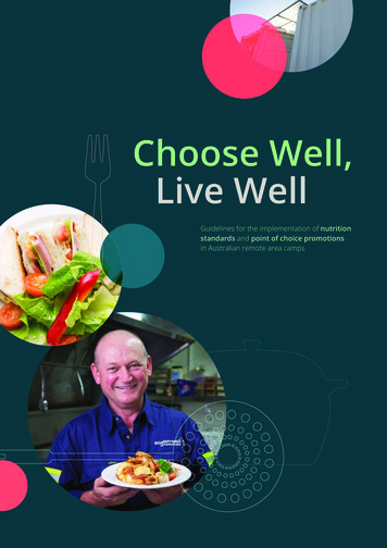 Choose Well Live Well - WorkSafe.qld.gov.au