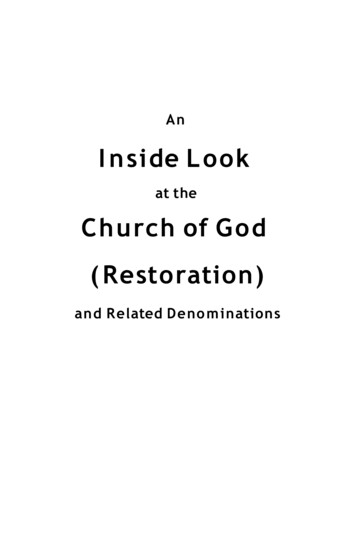 At The Church Of God (Restoration) - El Cristianismo Primitivo