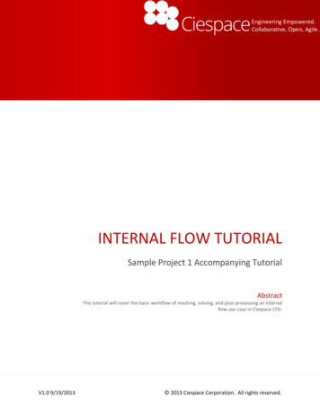 Internal Flow Tutorial - Andrew.cmu.edu