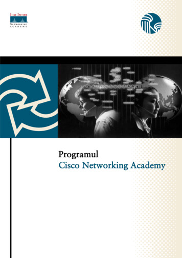 Programul Cisco Networking Academy