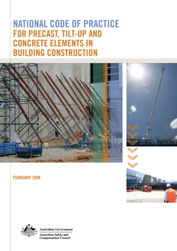 National Code Of Practice For Precast, Tilt-up And Concrete Elements In .