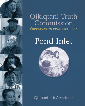Pond Inlet - The Qikiqtani Truth Commission