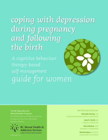 Coping With Depression During Pregnancy And Following The Birth
