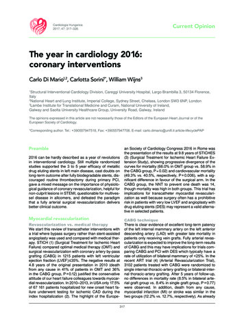 The Year In Cardiology 2016: Coronary Interventions - Hungarica