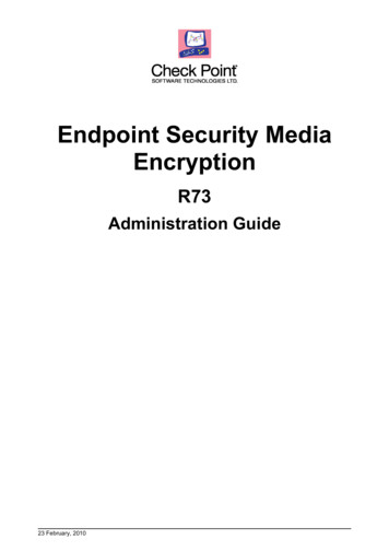 Endpoint Security Media Encryption - Check Point Software