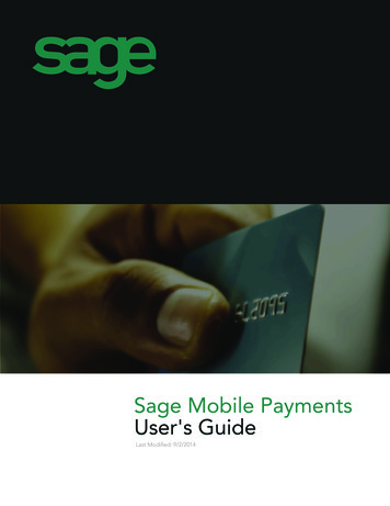Sage Mobile Payments User's Guide - Girl Scouts Of The USA