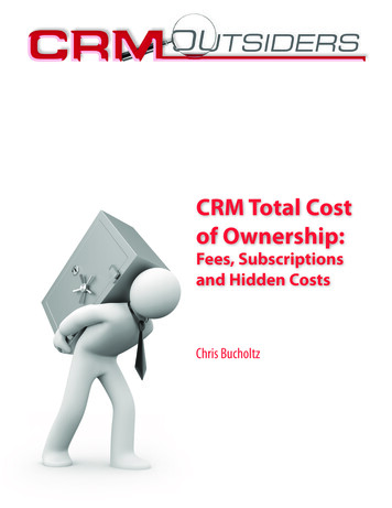 CRM Total Cost Of Ownership - Cynergysolutions 