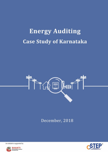 Energy Auditing - India Environment Portal