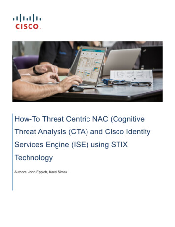 How To Threat Centric NAC (Cognitive CTA) And Cisco Identity