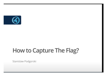How To Capture The Flag? - Indico