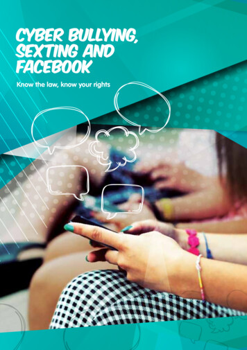 Cyber Bullying, Sexting And Facebook - Queensland Legal Aid