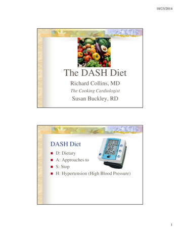 DASH DIET PLAN - South Denver Cardiology