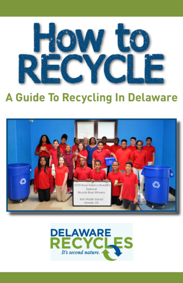 How To Recycle - Delaware