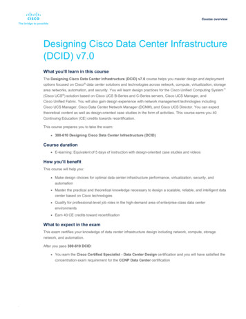 Designing Cisco Data Center Infrastructure (DCID) V7