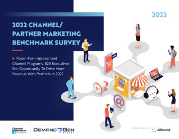2022 Channel/ Partner Marketing Benchmark Survey