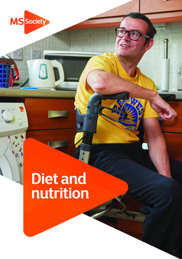 Diet And Nutrition - MS Society UK