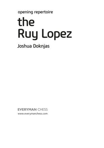 Opening Repertoire Ruy Lopez - Chessware