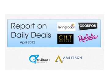 Report On Daily Deals - Edison Research
