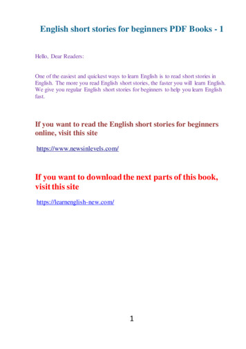 English Short Stories For Beginners PDF Books - 1