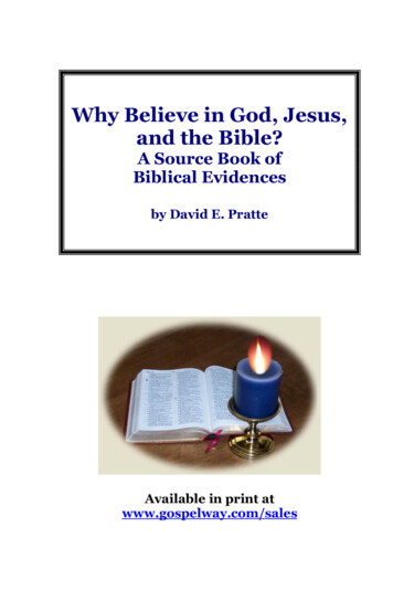 Why Believe In God, Jesus, And The Bible?