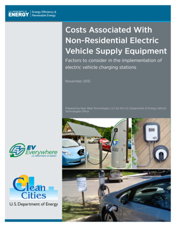 Costs Associated With Non-Residential Electric Vehicle Supply . - Energy