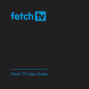 Fetch TV User Guide - Adam