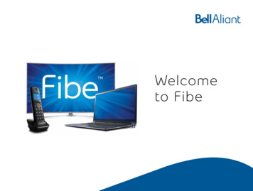 Welcome To Fibe - Bell Aliant