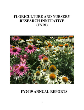 Floriculture And Nursery Research Innitiative (Fnri)