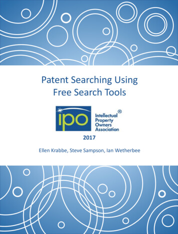 Free Patent Search Tools