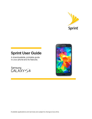 Samsung Galaxy S5 User Guide - Sprint