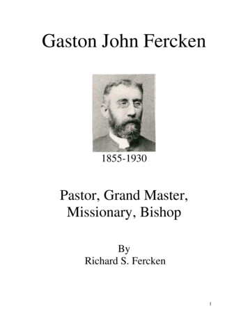 Gaston John Fercken - Levantine Heritage