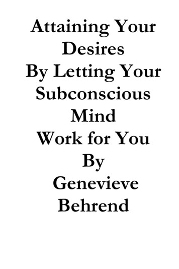 Genevieve Behrend - Attaining Your Desires - Brainy Betty