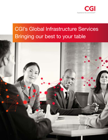 Global Infrastructure Services Overview - CGI