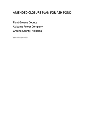 Plant Greene County Alabama Power Company Greene County, Alabama