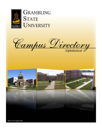 GSU Employee Directory - Grambling State University