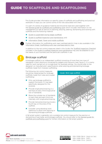 Guide To Scaffolds And Scaffolding - Safe Work Australia