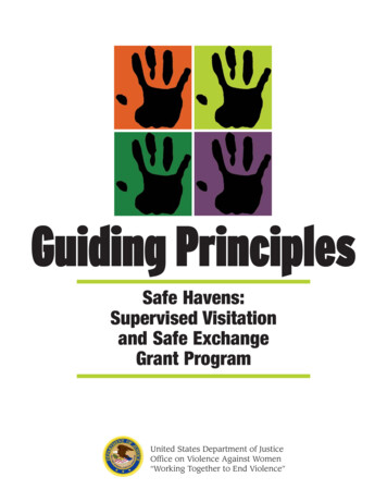 Guiding Principles For Safe Havens: Supervised Visitation And Safe .