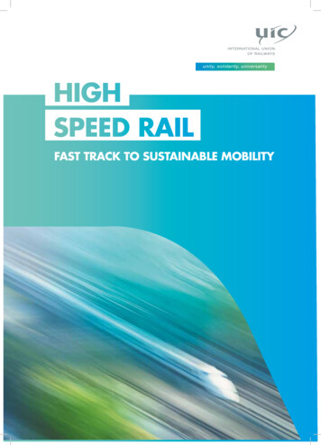High Speed Rail - Uic