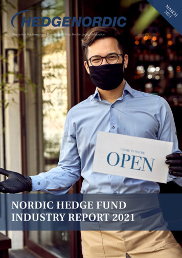 NORDIC HEDGE FUND INDUSTRY REPORT 2021 - HedgeNordic