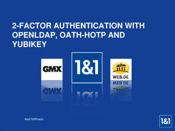 2-factor Authentication With OpenLDAP, OATH-HOTP And Yubikey