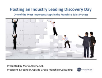 Hosting An Industry Leading Discovery Day - USG Franchise Consulting