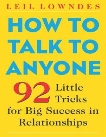 How To Talk To Anyone - 92 Little - Internet Archive