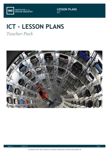 ICT - LESSON PLANS - Autocity